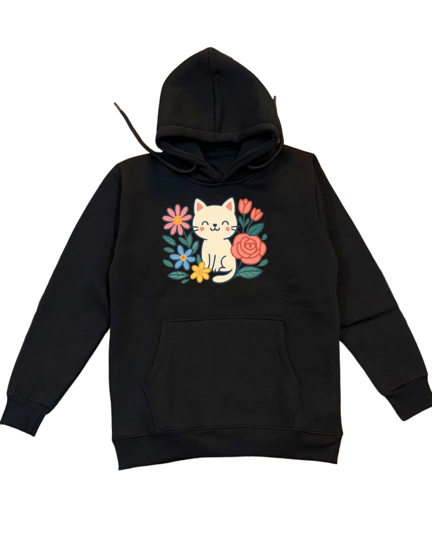 CUTE CAT HOODIE - Image 3